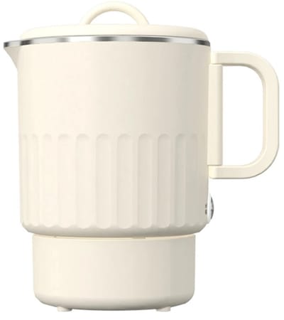 Waterkoker - Elektrische Waterkoker - Draagbare Waterkoker - Mini Waterkoker - Met Stoomrek - 1L - RVS