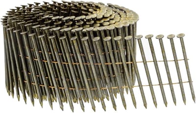 Coilnagels - Ringnagels Spijkers - Houtbewerking Afwerking - Geribbelde Vorm - 25 x 65 mm - Zilver