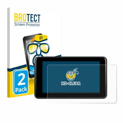 BROTECT - Screenprotector voor Vechtel Motorrad Carplay 5" - Folie Beschermfolie transparant 2 Stuks