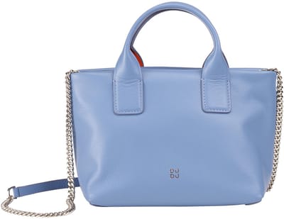 DuDu - Mini Schoudertas - Leren Handtas - Goudkleurige Accenten