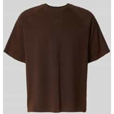 T-shirt met ronde hals en labelstitching