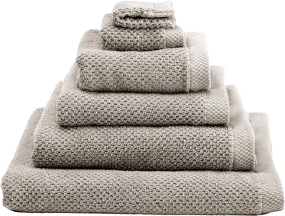Heckettlane Badhanddoek Grant - Hotelkwaliteit Handdoek van 100% Katoen - 60x110 cm - Handdoekenset 2 Stuks - Taupe