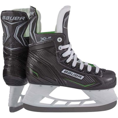 Bauer Ijshockeyschaatsen X-ls Junior Tpr/rvs Zwart/groen Mt 35