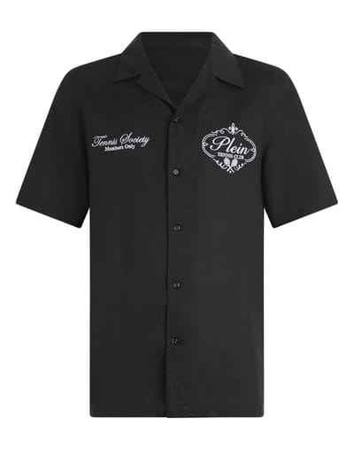 Linen Bowling Shirt Tennis Club