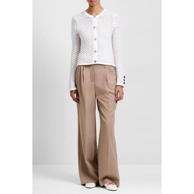 French Connection Janai Textured Cardigan Winter White Taglia: S | Maglioni a maglia Outlet | Donna | Bianco