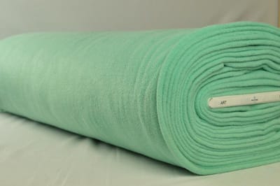Fleece stof - Mintgroen - 10 meter