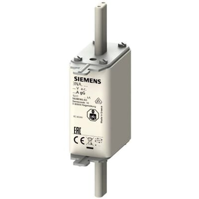 Siemens 3NA3120 Zekeringsinzetstuk Afmeting zekering : 1 50 A 500 V/AC, 440 V/DC 3 stuk(s)