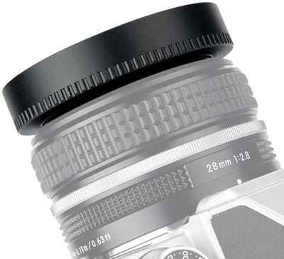 aladdien - Metalen inschroefbare lenskap - Camera accessoires - Perfecte bescherming - Zwart - Geschikt voor Nikon Nikkor Z lenzen