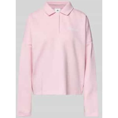 Adidas Essentials Linear Fleece Polo Sweatshirt Roze XS Vrouw
