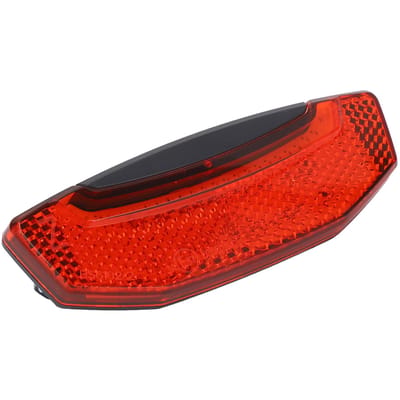Feu Arrière Électrique pour Vélo 12V‑48V Économe en Énergie LED Haute Luminosité Feu Stop Arrière de Vélo Accessoires Étanche red
