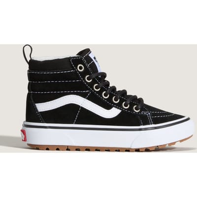 Vans Youth Unisex Sk8-hi Insulated Black/white Größe: 27 | Schuhe Outlet | Unisex | Schwarz