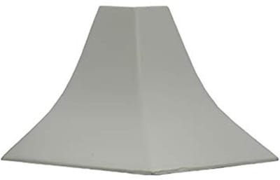 DQ-PP HOEKLIJST BUITENHOEK - Aluminium mat - 23 x 23 mm - PVC - Keukenlijst Werkblad Afwerkingslijst Lijst Keuken Keukenafwerkingslijst Wandafwerkingslijst Tafelbladlijsten