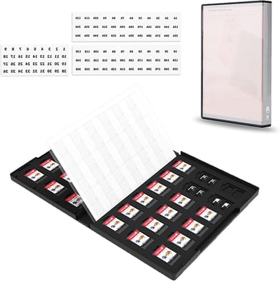 Georganiseerde Opbergdoos voor 36 Nintendo Switch Game Cards en 72 Micro SD/TF Geheugenkaarten - Ideale Bescherming en Handige Draagbaarheid