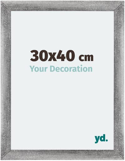 Your Decoration - Fotolijst 30x40 cm - MDF - Grijs Geveegd - Mura