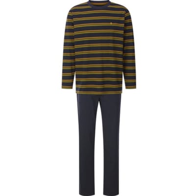 Babista herren Pyjama - 48/50 - donkerblauw - Plus Size