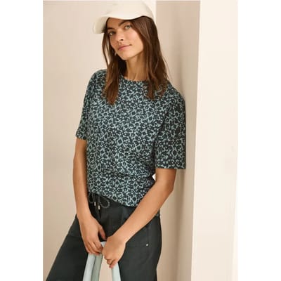 Shirt met knoopdetail