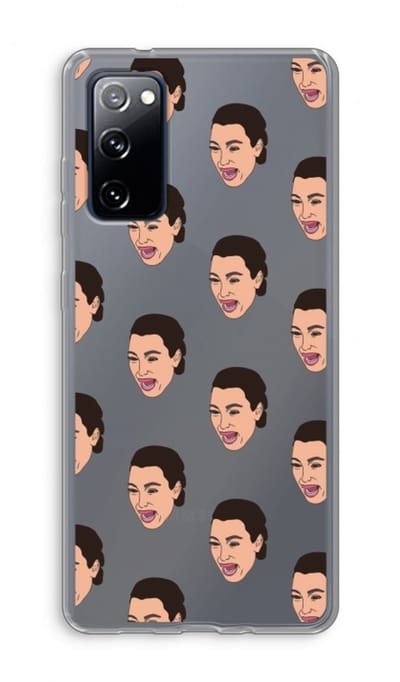 Case Company® - Hoesje geschikt voor Samsung Galaxy S20 FE / S20 FE 5G hoesje - Ugly Cry Call - Soft Cover Telefoonhoesje - Bescherming aan alle Kanten en Schermrand