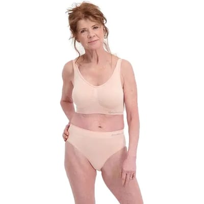 Bamboo Basics Naadloze Slip Belle - 3-pack - Roze Slip - Maat XXL - Bamboe Ondergoed Dames Naadloos - Bamboe Slips