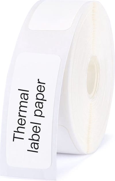 Niimbot - Labels - Etiketten - Geschikt voor D110 - D11 - D101 - 12 x 30 mm - 195 vellen - Wit