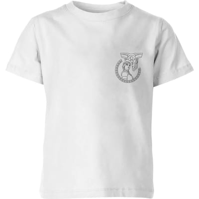 Magic: The Gathering Theros: Beyond Death Elspeth Mask Square Kids' T-Shirt - White - 98/104 (3-4 jaar)