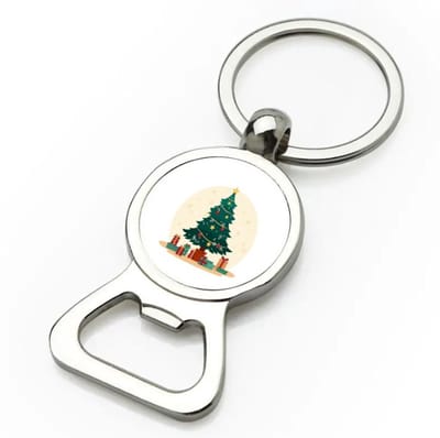 Akyol - kerst kerstboom flesopener - Kerstmis - kerst beker - winter - kerst - christmas - kerst cadeau - 9 bij 3 cm