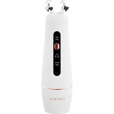Beautifly - B-Booster PRO - Facelift-apparaat - STERKSTE VERJONGINGSAPPARAAT - EMS - Diamant rollers - BOTOX effect - Anti-aging - liftende massage - 3 modes