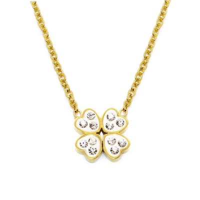 Montebello Ketting Adrien - 316L Staal - Klaver - Ø10mm - 46+8cm