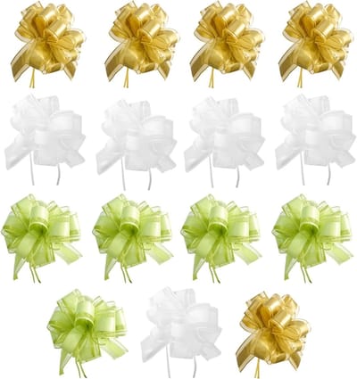 Set van 15 grote cadeau strikken van 15 cm, perfect voor cadeauverpakking, bruiloften en verjaardagsdecoratie, verkrijgbaar in 3 kleuren