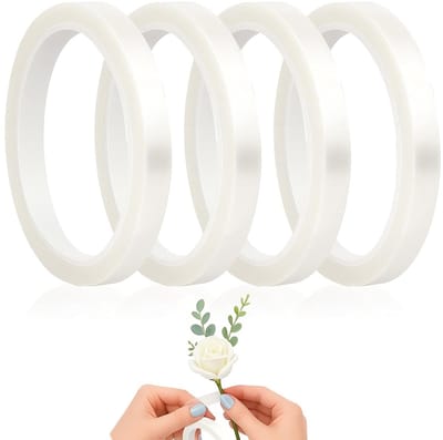 Transparant Bloemenlint 6mm voor Vazen, Verse Bloemen en Boeketten - Ideaal voor Decoratie en Creatieve Projecten
