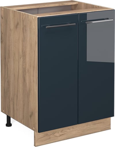 Vicco Fame-Line Onderkast – 60 cm zonder werkblad Donkerblauw hoogglans
