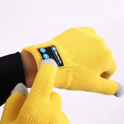 Bluetooth Handschoenen met Audio & Touchscreen – Warme Draadloze Telefoon Beantwoorden Handschoenen voor Muziek Luisteren, Fietsen, Wandelen, Outdoor – Bluetooth Thermohandschoenen Winter