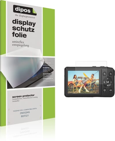 dipos – 4x Matte Beschermfolie geschikt voor ZMOQNG BDF321 | Krasbestendige & antireflecterende Screenprotector Ultra-Thin