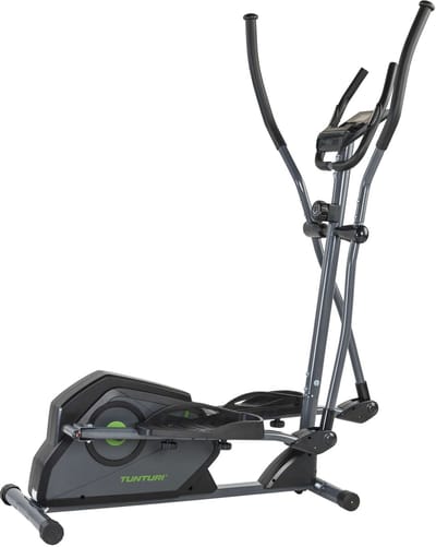 Tunturi Cardio Fit C30 Crosstrainer - Fitness trainer met 8 weerstandsniveaus - Voorzien van hartslagmeter en tablethouder