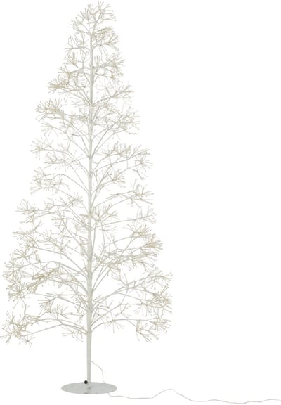 J-Line decoratie Boom 2700 Led - metaal - wit - medium