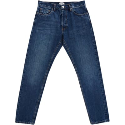 No Label Austin Selvedge Denim Cotton Mid Blue Maat: W29L32 | Slim Jeans Outlet | Heren | Blauw