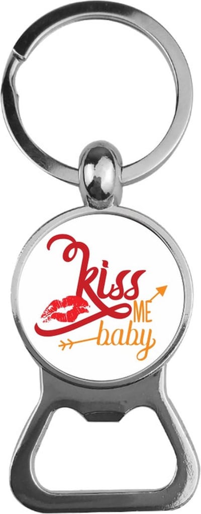 Bieropener Glas - Kiss Me Baby