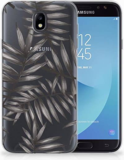 Samsung Galaxy J7 2017 | J7 Pro TPU Case Leaves Grey