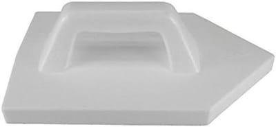 Raspplank Piepschuim - Schuurbord Metselwerk - Plaaster Afschuren - Spitse Puntvorm - 320 x 190 x 24 mm - Grijs