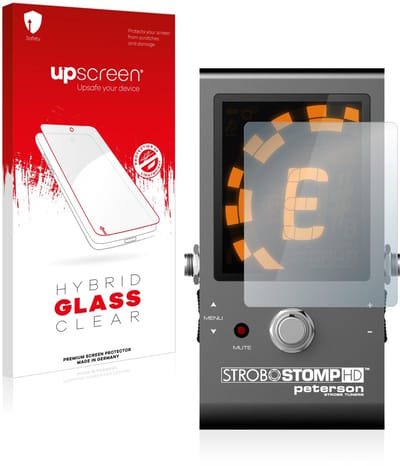 upscreen - Screenprotector voor Peterson Strobostomp HD - Folie Beschermfolie Beschermglas transparant