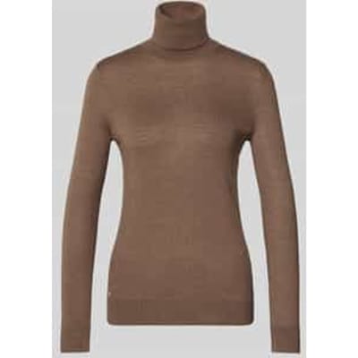 Slim fit coltrui met zijdegehalte model 'ZOE'
