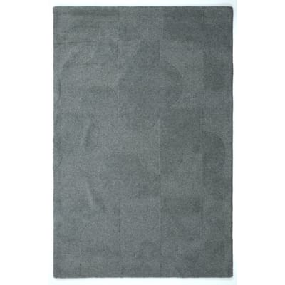 Japandi Design Wol Vloerkleed Grijs- 190x290 CM