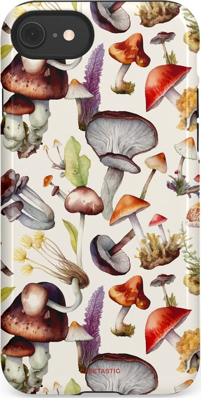 Casetastic Hoesje Geschikt voor Apple iPhone 7/8/SE - Stijlvolle Beschermende Duo-layer Case - Herfst spoor