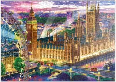 Legpuzzel 1000 Stukjes - Puzzel Galaxy Londen Puzzel - Ontspanning Thuis - Hoge Resolutie Print - 1000 Stukjes - Meerdere Kleuren