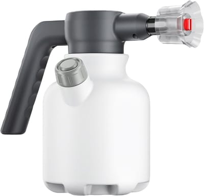 Elektrische Schuimsproeier - Luchtdrukspuit - Auto Wassen - Zelfaanzuigend Oplaadbaar - 2 Liter - Wit