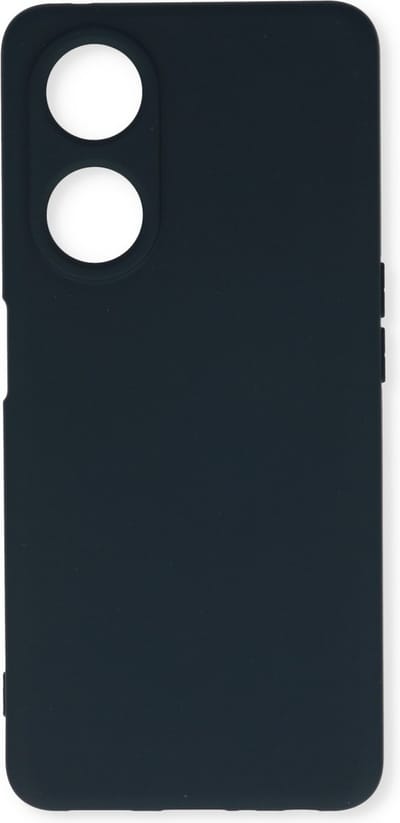Casemania Hoesje Geschikt voor Oppo A78 5G Blauw - Siliconen Back Cover
