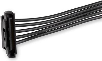 StarTech.com 4x SATA-voeding Splitter AV / multimedia paneel Cable - Stroom splitter - 40 cm