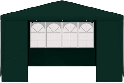 Partytent Gazebo - Tuinluifel Evenementen - Buiten Feesten - Verwijderbare Zijwanden - 4 x 4 meter - Wit