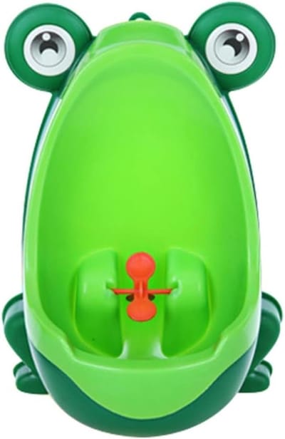 Kinder Potje - Plas Potje - Zindelijkheidstraining - Vrolijk Kikker Design - 30x21x16 cm - Groen