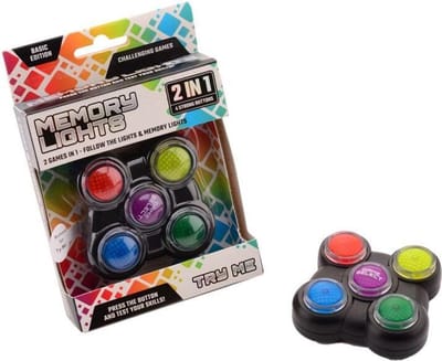 Memory & Follow Me Spel 2-in-1 Bordspellen