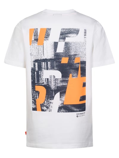 Petrol Industries - Jongens T-shirt met rugprint Charro - Wit - Maat 176